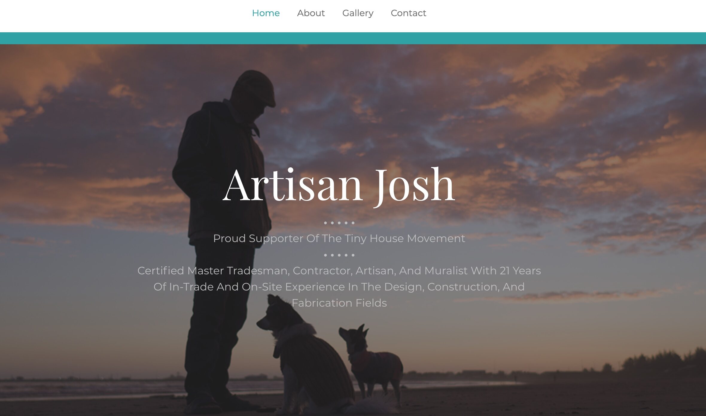 ArtisanJosh Home Page Artisan Josh
